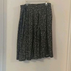 Flattering cotton pleated skirt, lularoe